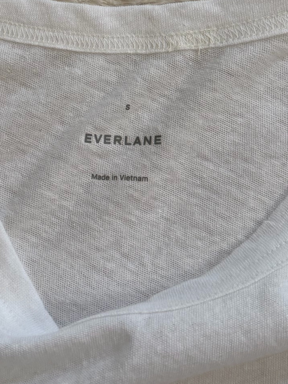 Everlane the Cotton Linen Tee NWOT - Picture 7 of 9